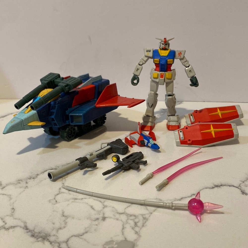 Bandai Mobile Suit Gundam RX-78 & G-Fighter Armor RX78 Action Figure Msia Deluxe